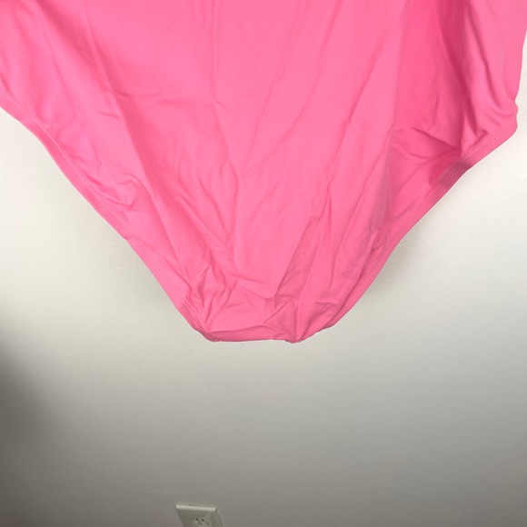 Andie Plus Size The Amalfi One Piece Swimsuit In Peony Pink Size XXL New - Picture 7 of 11